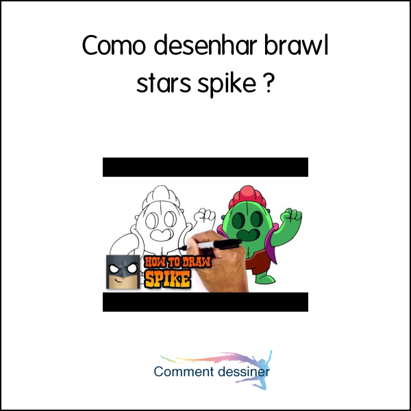 Como desenhar brawl stars spike